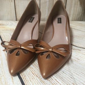 Joan and David Kitten Heel Pumps